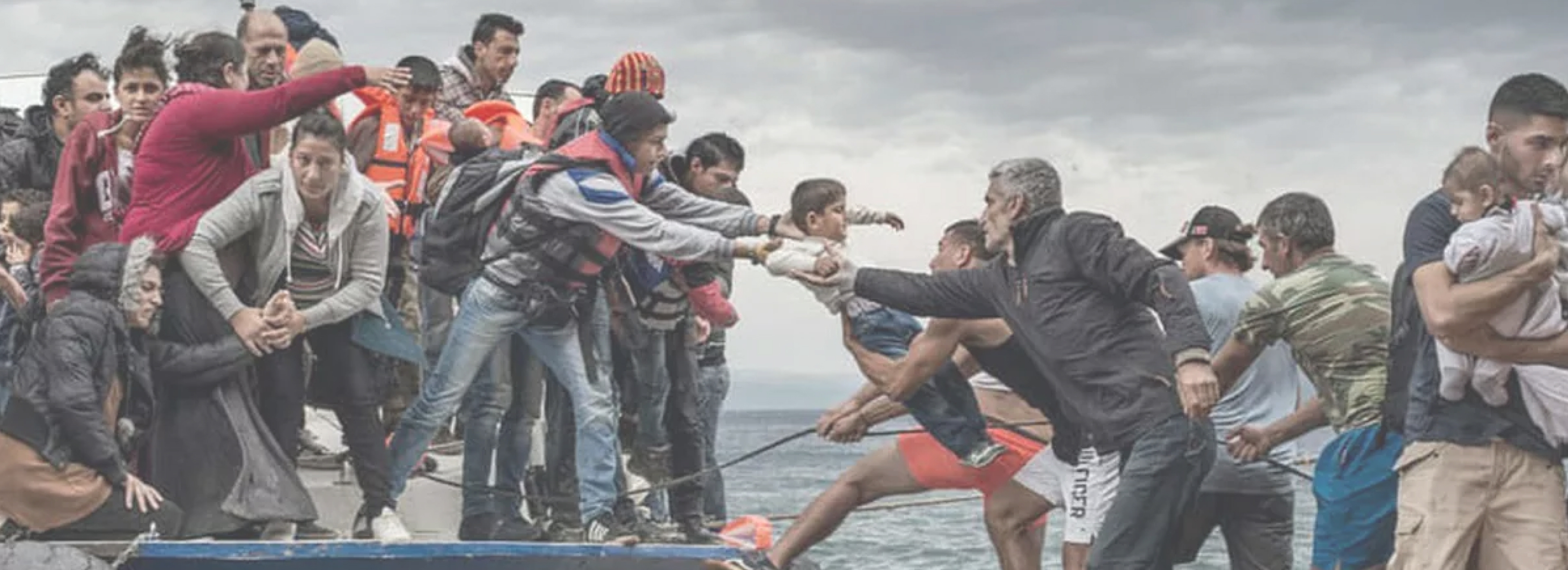 Refugees boat